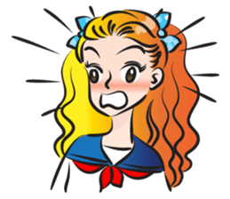 beautiful high school girl4 sticker #15080321