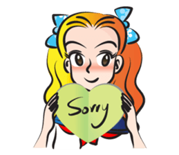 beautiful high school girl4 sticker #15080322