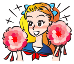 beautiful high school girl4 sticker #15080324