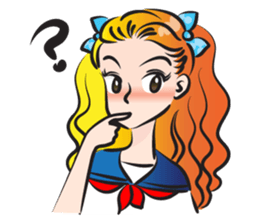 beautiful high school girl4 sticker #15080328