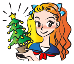 beautiful high school girl4 sticker #15080330