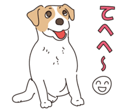 We love the Jack russel terrier! ! sticker #15080488