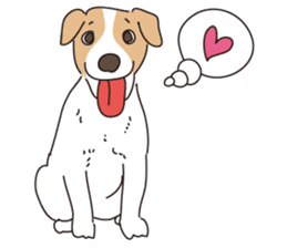 We love the Jack russel terrier! ! sticker #15080490