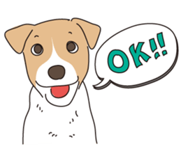 We love the Jack russel terrier! ! sticker #15080493