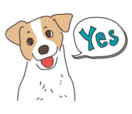 We love the Jack russel terrier! ! sticker #15080494