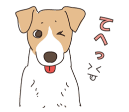 We love the Jack russel terrier! ! sticker #15080502