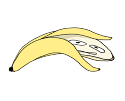 Funny Fruits Face sticker #15080918