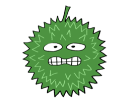 Funny Fruits Face sticker #15080926