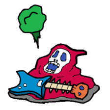 KM Skull Rock sticker #15082198