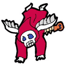 KM Skull Rock sticker #15082204