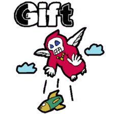 KM Skull Rock sticker #15082208