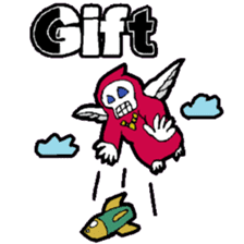 KM Skull Rock sticker #15082208