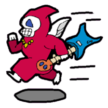 KM Skull Rock sticker #15082212