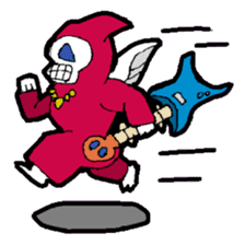 KM Skull Rock sticker #15082212