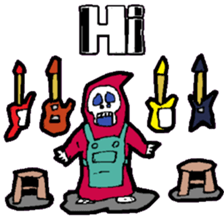 KM Skull Rock sticker #15082213