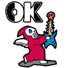 KM Skull Rock sticker #15082217