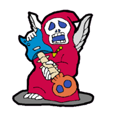 KM Skull Rock sticker #15082230