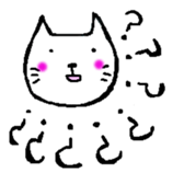 white cat vol1 sticker #15082317