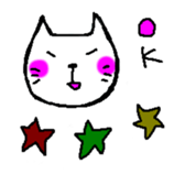 white cat vol1 sticker #15082318