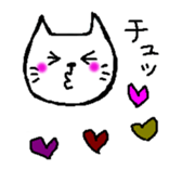 white cat vol1 sticker #15082329