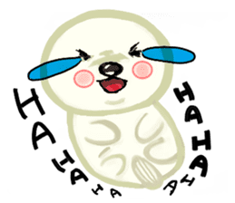 DOGGY KUMA HAPPY LIFE!!!!(II) sticker #15082544