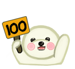 DOGGY KUMA HAPPY LIFE!!!!(II) sticker #15082546