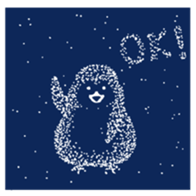 Marine Snow Penguin sticker #15082581