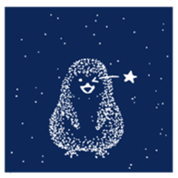 Marine Snow Penguin sticker #15082590