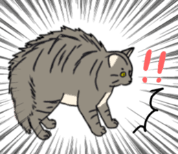 Tora cat! sticker #15082633