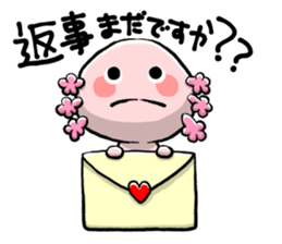 Cute Pink Axolotl sticker #15083131
