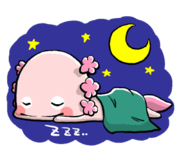 Cute Pink Axolotl sticker #15083141