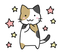 Sticker of cute five cats sticker #15083565