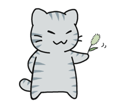 Sticker of cute five cats sticker #15083570