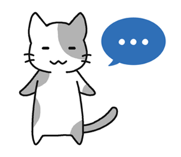 Sticker of cute five cats sticker #15083571
