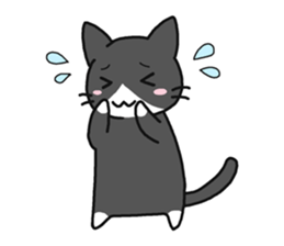 Sticker of cute five cats sticker #15083575