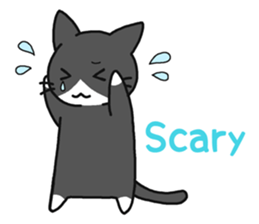 Sticker of cute five cats sticker #15083579