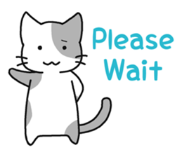 Sticker of cute five cats sticker #15083582