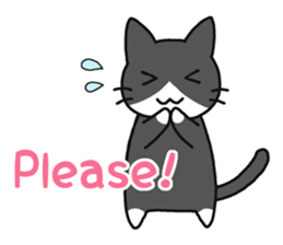 Sticker of cute five cats sticker #15083587