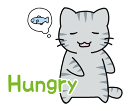 Sticker of cute five cats sticker #15083589