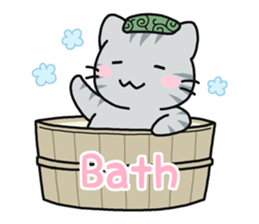 Sticker of cute five cats sticker #15083591