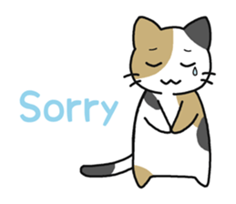 Sticker of cute five cats sticker #15083597