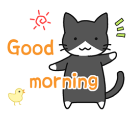 Sticker of cute five cats sticker #15083598
