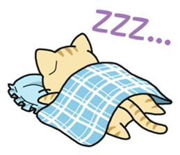 Sticker of cute five cats sticker #15083602