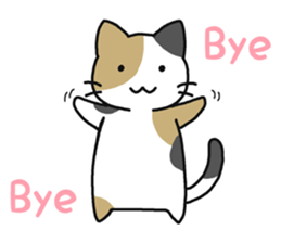 Sticker of cute five cats sticker #15083603