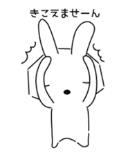 A rabbit is in love 8 sticker #15083760