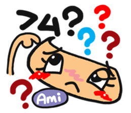 Name stamp.[ami] sticker #15084373