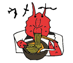 Crab host - Newcomer host Taraba sticker #15084581