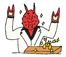 Crab host - Newcomer host Taraba sticker #15084586