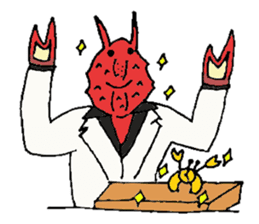 Crab host - Newcomer host Taraba sticker #15084586