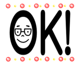 President in Deca letter sticker #15085249